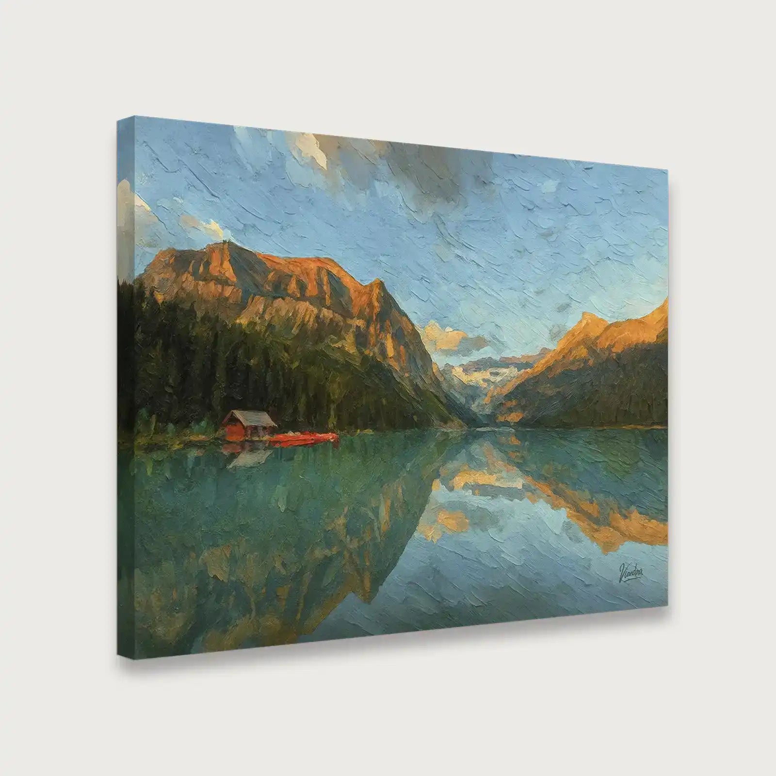 viandora-lake-louise-sunrise-acrilico-tela-lato-1x1