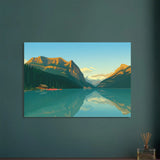viandora-lake-louise-sunrise-poster-moderno-ambiente-a-1x1