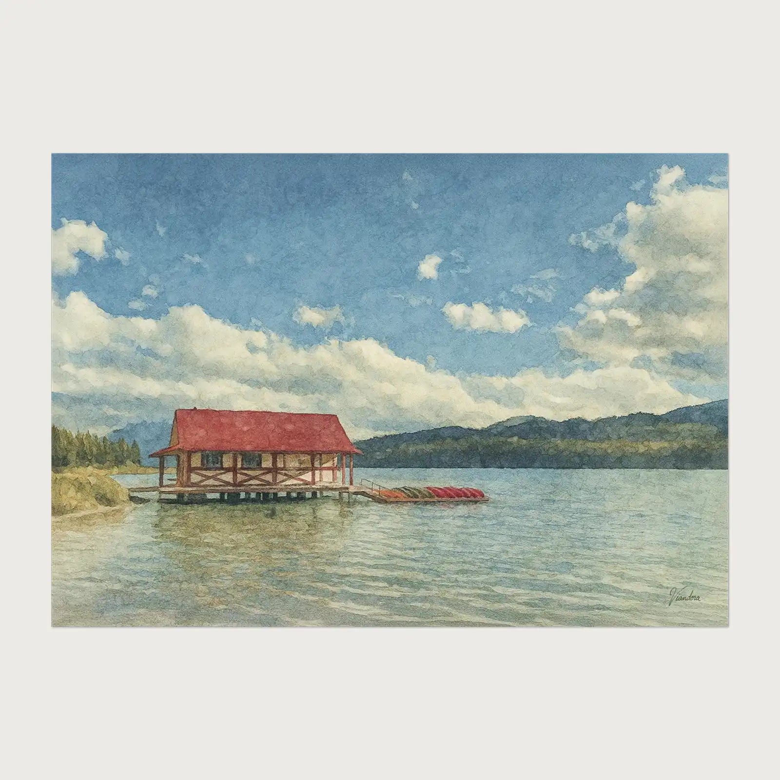 viandora-maligne-lake-acquerello-poster-1x1