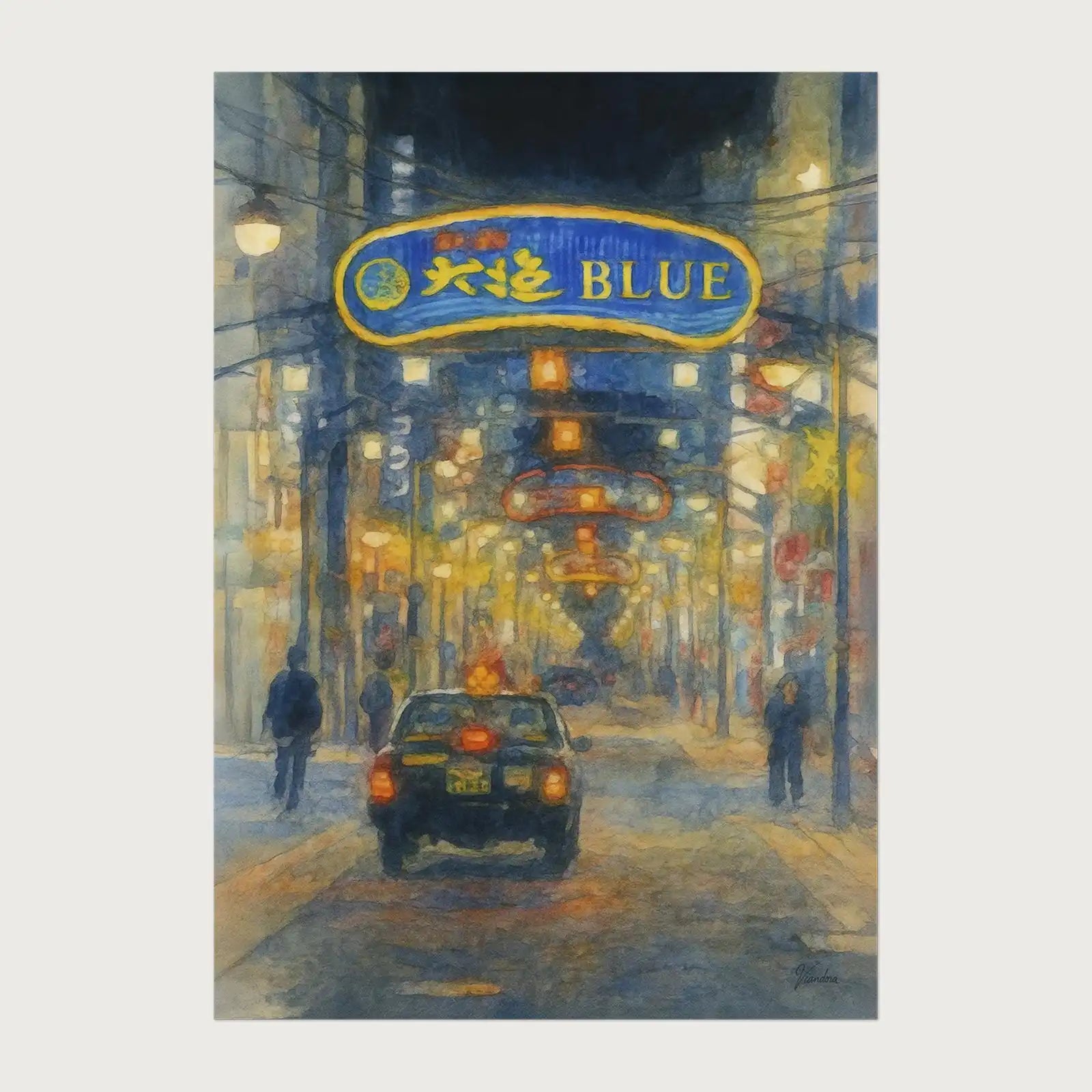 viandora-midnight-hiroshima-acquerello-poster-1x1