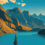 viandora-moraine-lake-poster-moderno-dettaglio-1x1