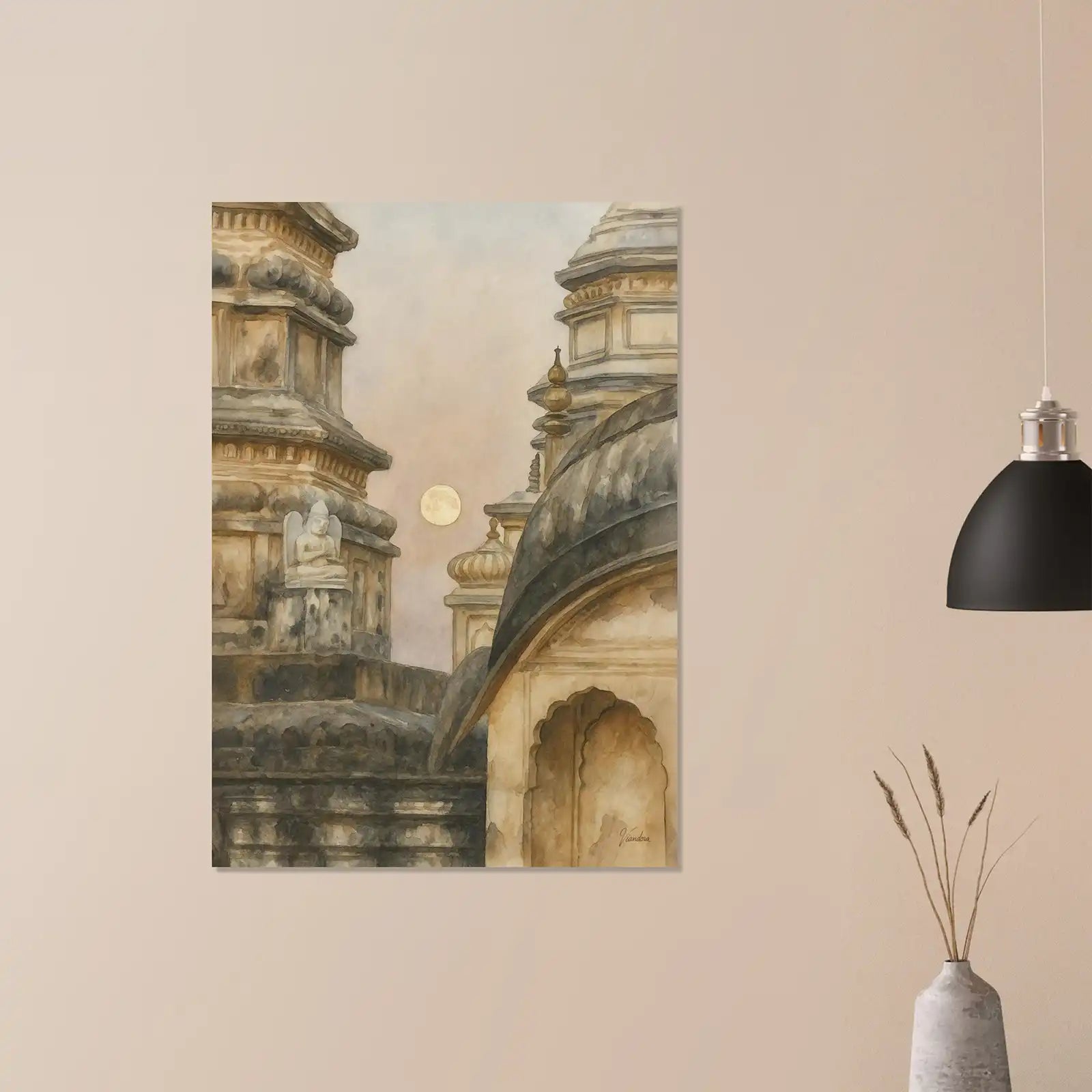 viandora-pushkar-moon-acquerello-poster-ambiente-a-1x1
