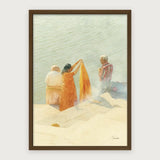 viandora-pushkar-waters-acquerello-poster-con-cornice-legno-scuro-1x1