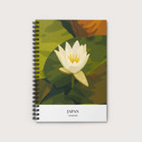 Shirakawa Lotus – Spiral Notebook