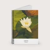 Shirakawa Lotus – Spiral Notebook