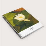 Shirakawa Lotus – Spiral Notebook
