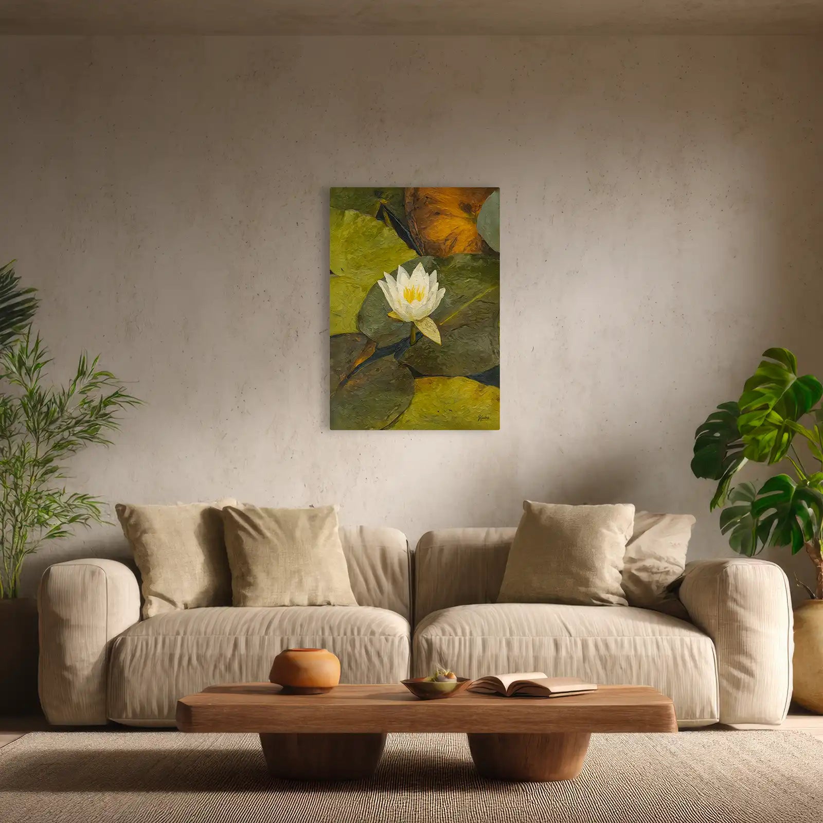 viandora-shirakawa-lotus-tela-acrilico-ambiente-a-1x1