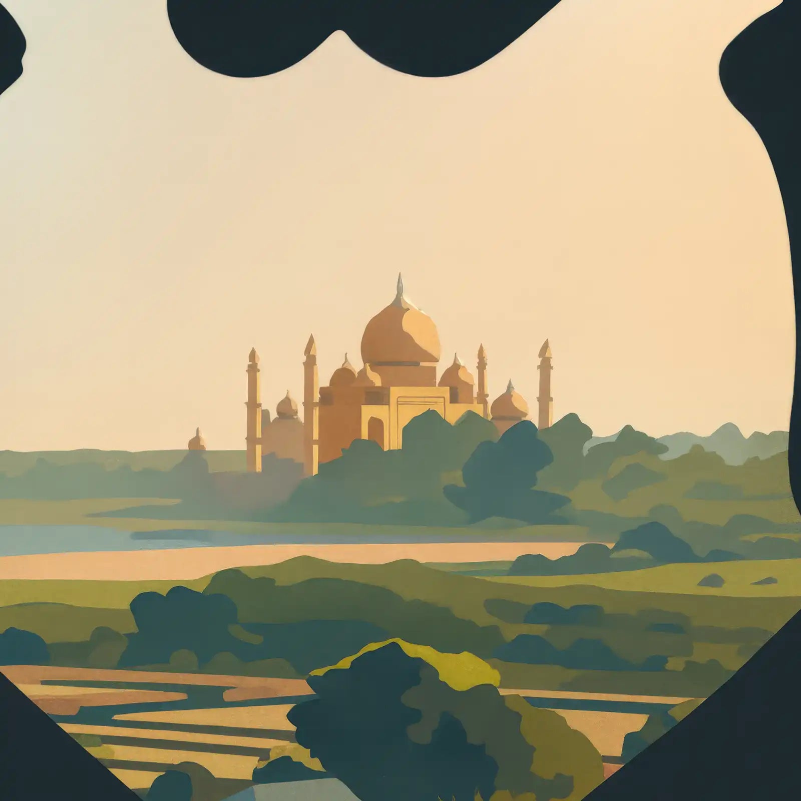 viandora-taj-mahal-beyond-poster-moderno-dettaglio-1x1