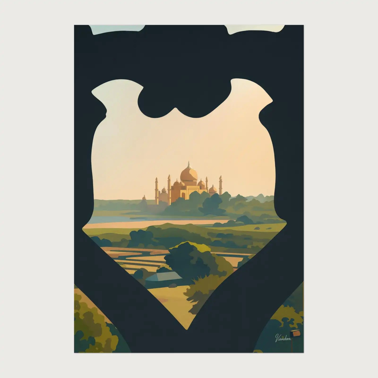 viandora-taj-mahal-beyond-poster-moderno-fronte-1x1