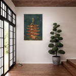 viandora-tokyo-senso-ji-acquerello-poster-con-cornice-ambiente-a-1x1
