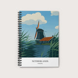 Zaanse Schans Windmill – Spiral Notebook
