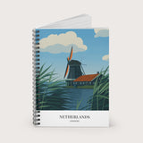 Zaanse Schans Windmill – Spiral Notebook